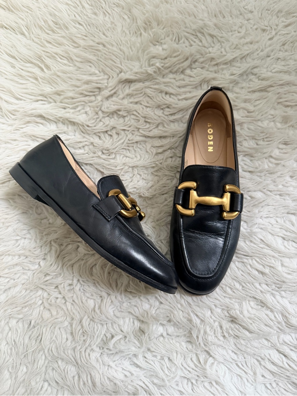 Boden Iris Snaffle Loafers - Black